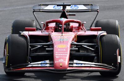 El piloto de Ferrari Charles Leclerc durante el Gran Premio de Italia de F1. EFE/EPA/DANIEL DAL ZENNARO 01 010924