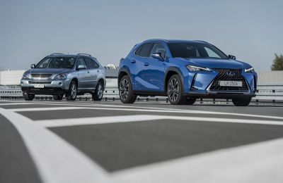 Quince años después de su llegada, el RX 400h se enfrenta al crossover híbrido Lexus UX 250h