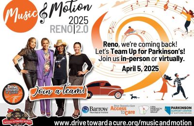 'Music & Motion' de Drive Toward a Cure regresa a Reno en el Museo Nacional del Automóvil para dar inicio al Mes de Concientización sobre el Parkinson, el 5 de abril, con la incorporación de CUATRO mujeres increíbles (Rasheda Ali Walsh, Vanessa Williams