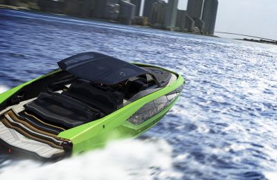 Automobili Lamborghini y Tha Italian Sea Group presentan el yate a motor "Tecnomar for Lamborghini 63"