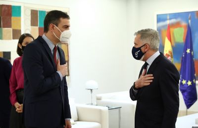 FORD - STUART ROWLEY VISITA A PEDRO SÁNCHEZ