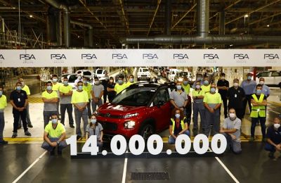 LA PLANTA DE ZARAGOZA DE GROUPE PSA ALCANZA SUS 14 MILLONES DE UNIDADES PRODUCIDAS