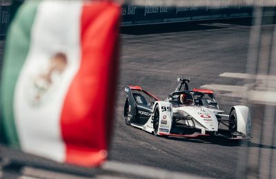 Porsche 99X Electric en el E-Prix de Puebla, en México