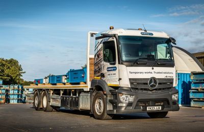 La seguridad de Mercedes-Benz convierte al Actros en el ganador definitivo para Mabey Hire 01 021023