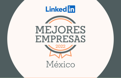 “Mejores Empresas 2022” de LinkedIN en México Logo 01 070422