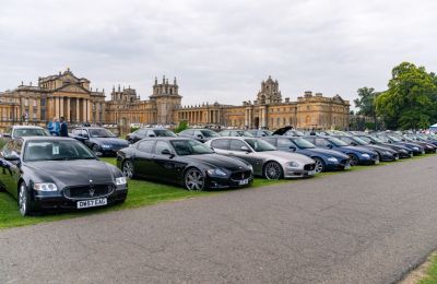 Seis generaciones del icónico Quattroporte de Maserati protagonizan el Salón Privé de Blenheim 01 030924