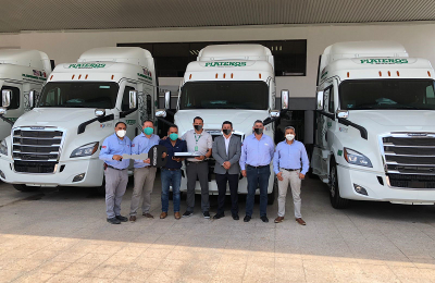 Adquiere Plateros Trucking diez Unidades Cascadia