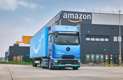 Mercedes-Benz Trucks Importante contrato para Mercedes-Benz Trucks: Amazon encarga más de 200 eActros 600 01140125